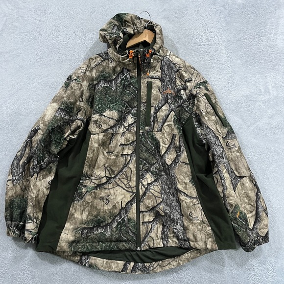Habit Other - Habit Jacket Mens XL Camo Hunting Outdoors Full‎ Zip Scent Factor Mothwing